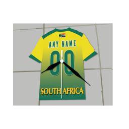 South Africa Proteas ODI International Cricket Gifts - Personalised Team Shirt Wall Clock