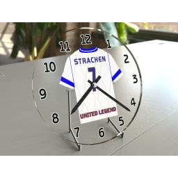Gordon Strachan 7 - Leeds United FC Football Shirt Clock - Legend Edition