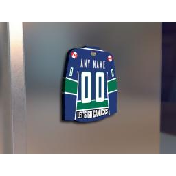 Vancouver Canucks NHL Ice Hockey Team Personalised Fridge Magnet Birthday Card