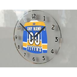 Fife Flyers Gifts - Personalised Ice Hockey Team Jersey Wall Clock