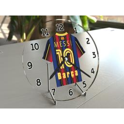 Lionel Messi 10 - Barcelona Football Team Shirt Clock - Legend Edition