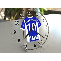 Duncan Ferguson 10 - Everton FC Football Shirt Clock - Legend Edition