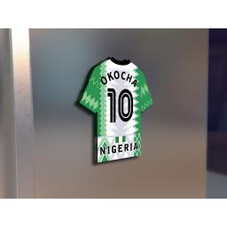 Nigeria National Football Team Fridge Magnet Birthday Card