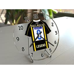 Lawrence Dallaglio 8 - Wasps RFC Rugby Team Jersey Clock - Legends Edition