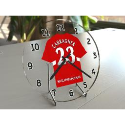 Jamie Carragher 23 - Liverpool FC Football Shirt Clock - Legend Edition