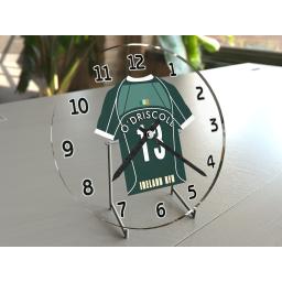Brian O'Driscoll 13 - Ireland World Cup Rugby Team Jersey Clock - Legends Edition