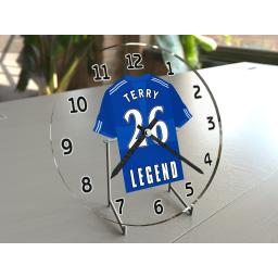 John Terry 26 - Chelsea FC Football Shirt Clock - Legend Edition