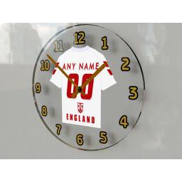 ANY Rugby League Team Shirt Personalised Wall Clock
