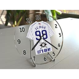 New York Yankees MLB Personalised Gifts - Baseball Team Wall Clock
