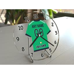 ANY Cricket Team Shirt Themed Gift Clock