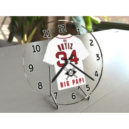 Boston Red Sox MLB Personalised Gifts - Baseball Team Wall Clock