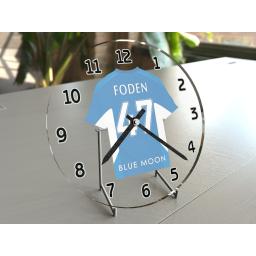 Phil Foden 47 - Manchester City FC Football Shirt Clock - Legend Edition