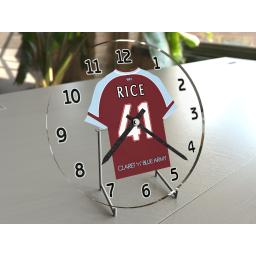 Declan Rice 41 - West Ham United FC Football Shirt Clock - Legend Edition