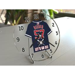 Cleveland Indians MLB Personalised Gifts - Baseball Team Wall Clock