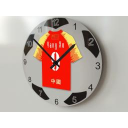 China Football Gifts - Personalised Football Team Shirt Wall Clock