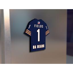 Chicago Bears NFL American Football Team Personalised Fridge Magnet Birthday Card