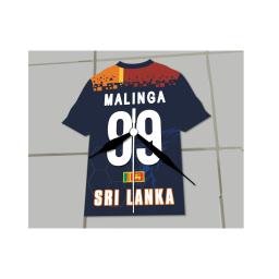 Sri Lanka ODI International Cricket Gifts - Personalised Team Shirt Wall Clock