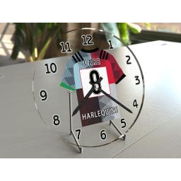 Danny Care 9 - Harlequins RFC Rugby Team Jersey Clock - Legends Edition