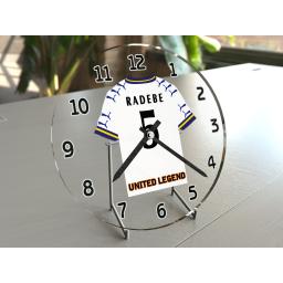 Lucas Radebe 5 - Leeds United FC Football Shirt Clock - Legend Edition
