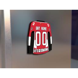 Ottawa Senators NHL Ice Hockey Team Personalised Fridge Magnet Birthday Card