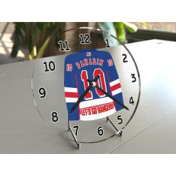 Artemi Panarin 10 - New York Rangers Hockey Jersey Clock - Legend Edition