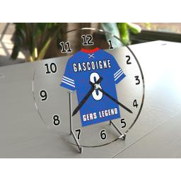 Paul Gascoigne 8 - Rangers Football Shirt Themed Clock - Legend Edition