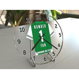 Hibernian FC NUMBER 1 FAN Football Shirt Clock - Perfect Gift for any Hibbies Fan