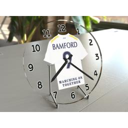 Patrick Bamford 9 - Leeds United FC Football Shirt Clock - Legend Edition