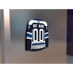 Columbus Blue Jackets NHL Ice Hockey Team Personalised Fridge Magnet Birthday Card