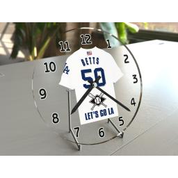 Los Angeles Dodgers MLB Personalised Gifts - Baseball Team Wall Clock