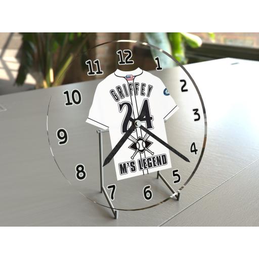 Seattle Mariners MLB Personalised Gifts - Baseball Team Wall Clock