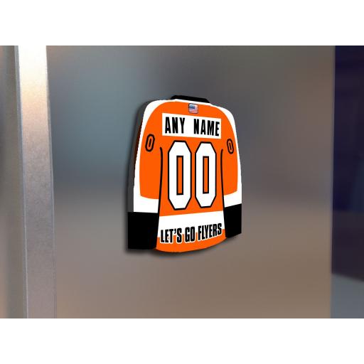 Philadelphia Flyers NHL Ice Hockey Team Personalised Fridge Magnet Birthday Card