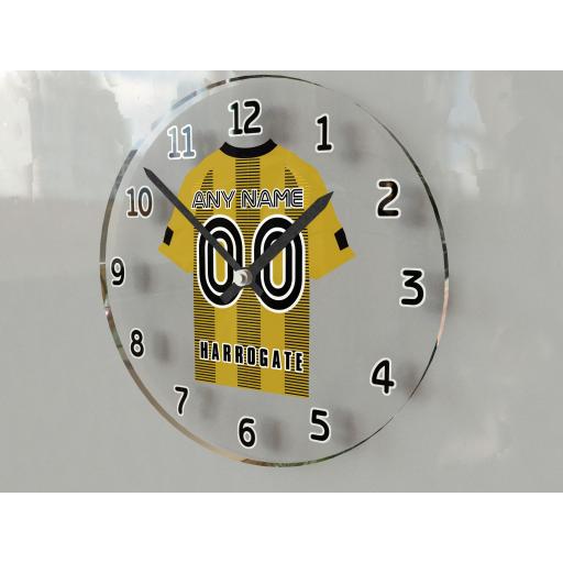 harrogate-town-fc-football-team-shirt-wall-clock-choose-the-style-of-clock-5-options-available-clear-wall-clock-30cms-13